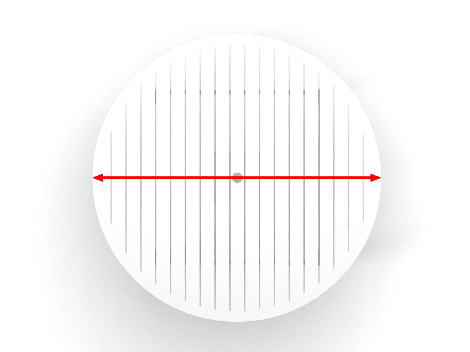 Table Diameter Measurement