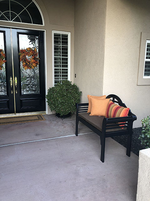 Front porch bench cushions
