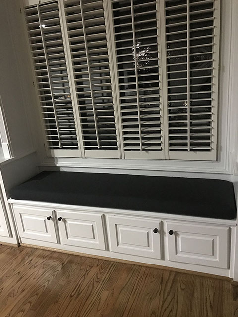 Window seat is so comfy!