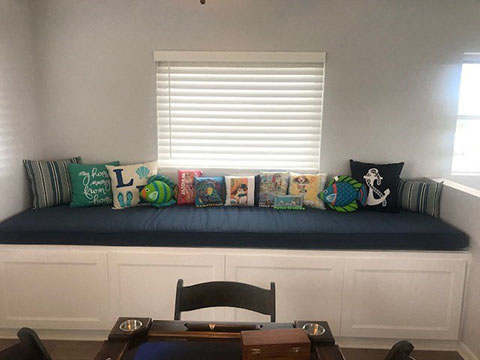 10' Custom Bench Cushion