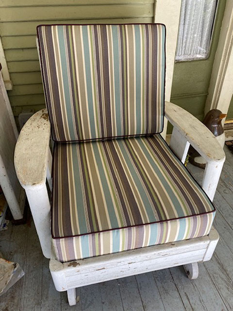 Old porch rocker chair is new again