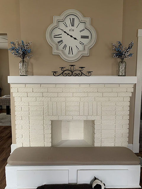 Fireplace seating