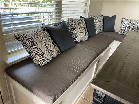 Bench cushions