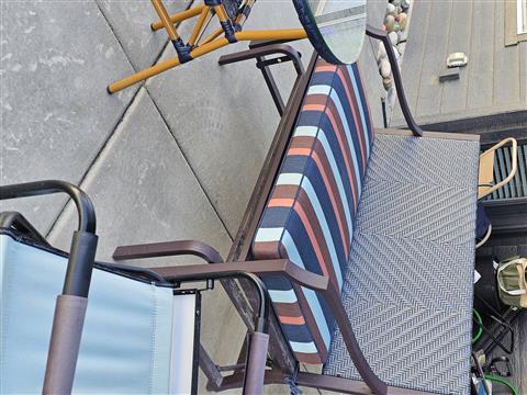 Dressing up Our Rocking Bench