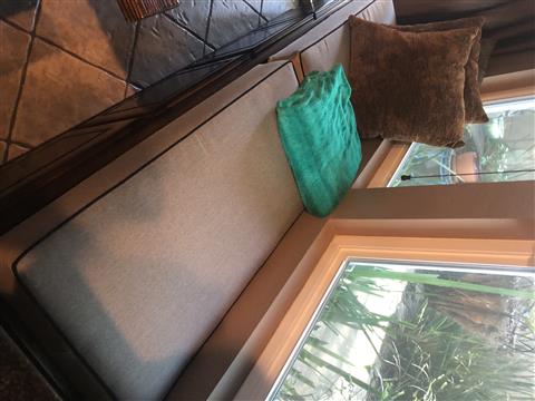 New kitchen knook bench cushions