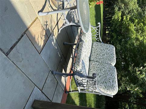 Love seat with new cushions