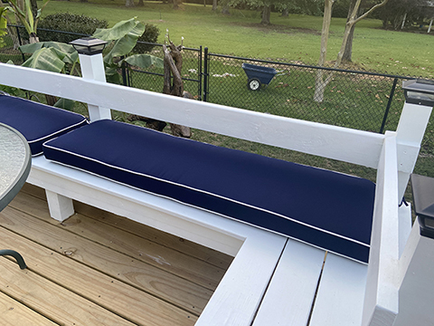 New Bench and new cushions