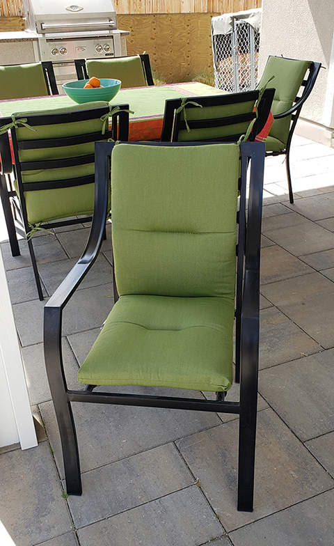 Custom chair cushions