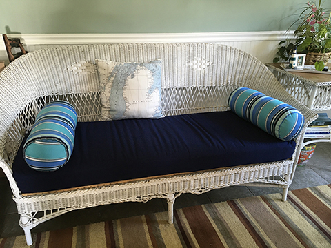 Fits my old wicker sofa