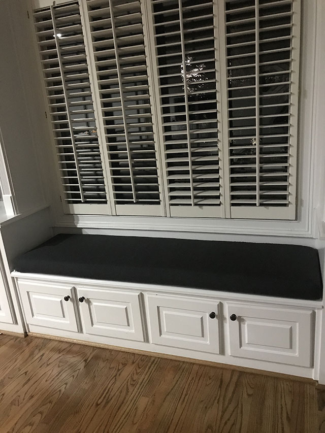 Window seat is so comfy!