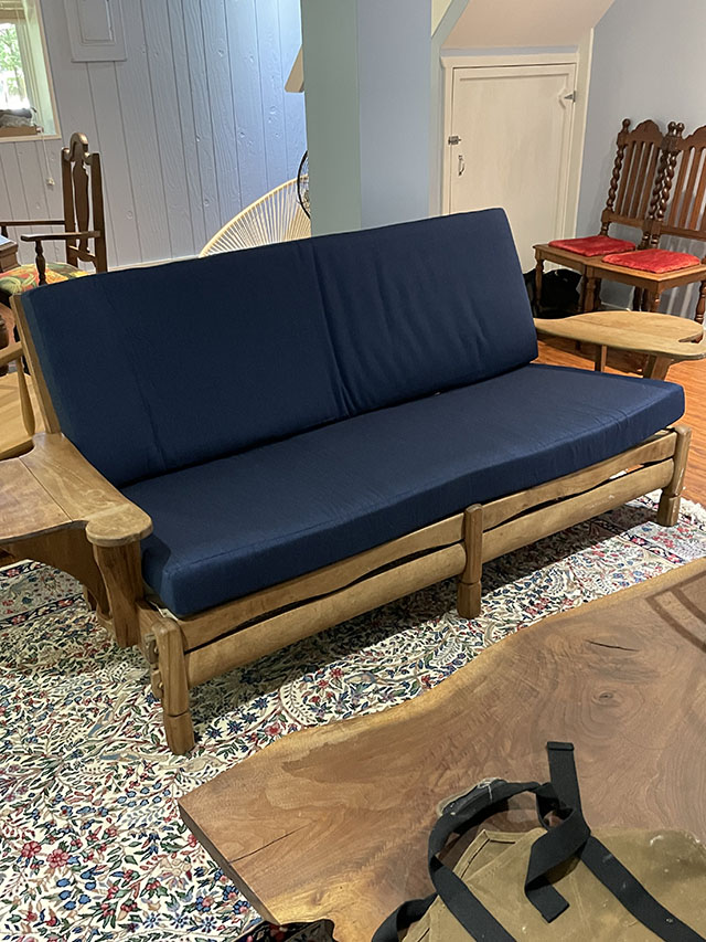 Couch in Indigo