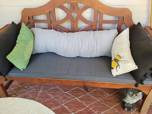 New patio cushion