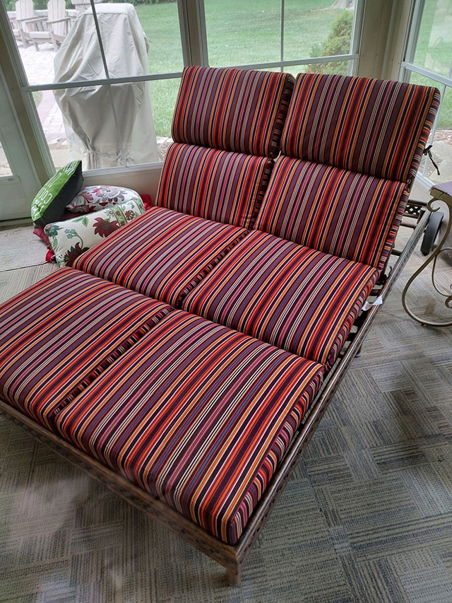 Cushions for patio enclosure