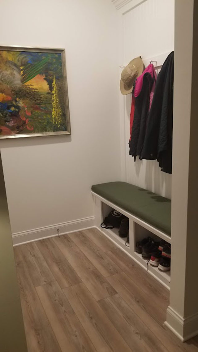 65″ Wide  x  17″ Deep  x  3″ Thick, Bench cushion