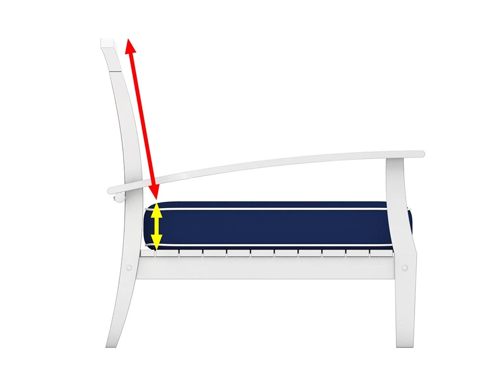 Deep Seating Back Height Measurement
