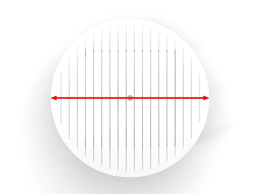 Table Diameter Measurement